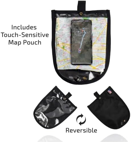 750MMBC Strap Mount Tank Bag, Water-Resistant, Tear-Resistant, Industrial Grade Ballistic Nylon with Anti-Scratch Rubberized Polymer Bottom