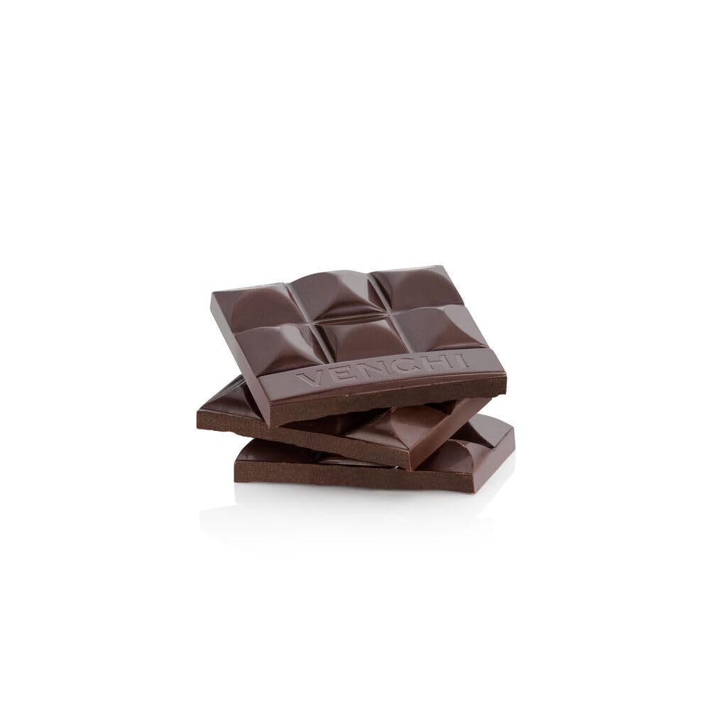 Venchi - Venezuelan Cocoa Blend - 85% Dark Chocolate Bar, 2.46oz - Single Origin Premium Fine Chocolate - Naturally Gluten Free - Vegan