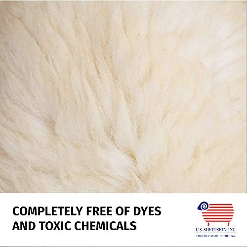 Medical Sheepskin Pelt Pads for Bedsores and Pressure Sores, Large Size (38” x 24” x 1”) | Large Size