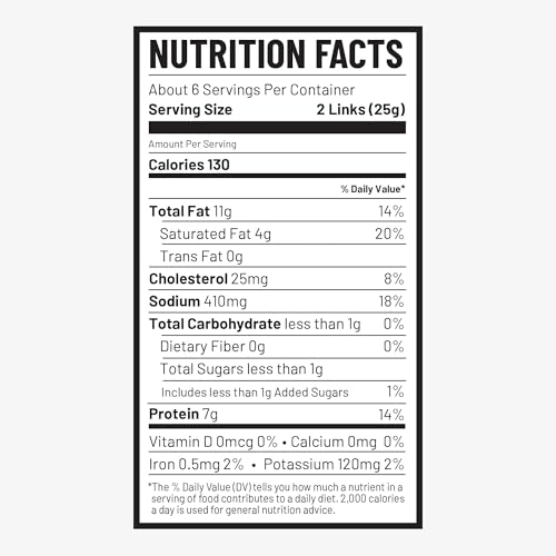 Duke's Pork Original Smoked Shorty Sausages, 7g Protein Per Serving, 4 oz. (Pack of 8)