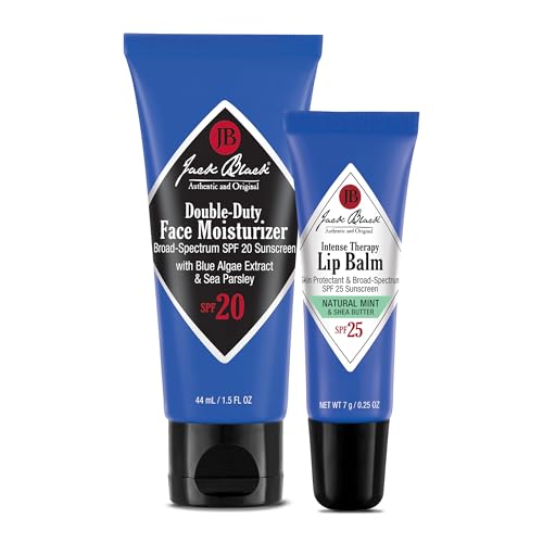 Jack Black Double Duty Face Moisturizer with SPF 20, Facial Moisturizer Face Cream for Men, Mens Facial Lotion with SPF, Gifts for Men