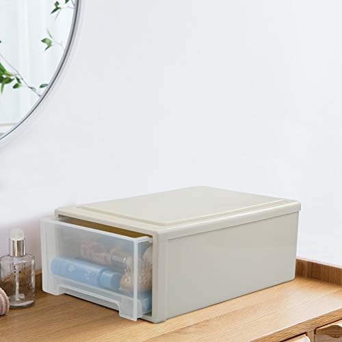 6 Quart Plastic Chest of Drawers, Desktop Office Organizer, 3 Pack