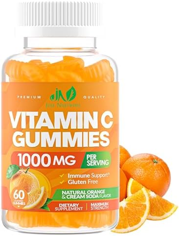 Vitamin C 1000mg Gummies – Chewable Multivitamin for Adults & Kids