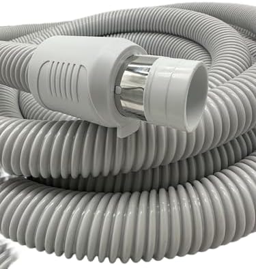 Universal Central Vacuum 30 ft High-Voltage Hose with Direct Connect Plug, ON-Off Switch Control at The Handle-Compatible with Most Inlets - Crushproof (30. Ft. Direct Connect)
