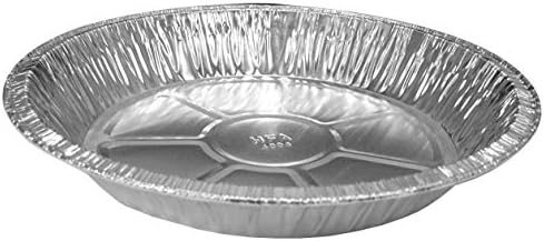 Handi-Foil 9" Aluminum Foil Pie Pan Extra-Deep -Disposable Tin Plates (Pack of 500)