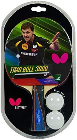 Butterfly Timo Boll Shakehand Ping Pong Paddle - Good Speed And Spin With Superb Control - Japan Series - Recommended For Beginning Level Players - International Table Tennis Federation Approved