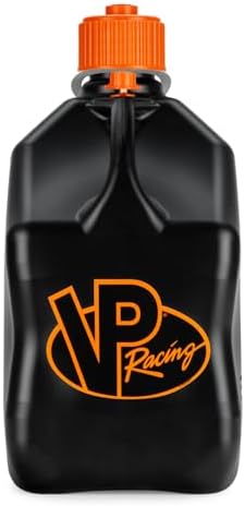 VP Racing 3852-CA, 5.5 Gallon Motorsport Jug V-Twin Sq. - Black/Orange