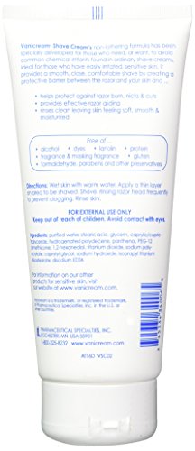 Vanicream Vanicream Shave Cream For Sensitive Skin, 6 Oz (3 pack)