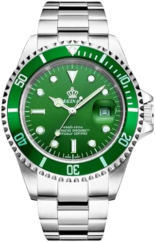 Reginald Men's Diver-Inspired Quartz Watch Sapphire Crystal 40mm