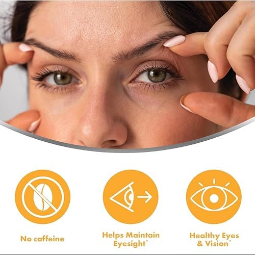 Focus Factor Adults Brain and Vision Supplement, 120 Count - Eye Vitamin, Mineral Supplement & Complete Multivitamin w/Lutein & Zeaxanthin – Brain Supplement for Focus, Concentration, Memory