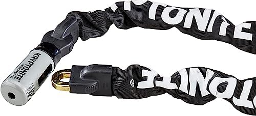 Kryptonite Kryptolok 995 Bike Chain Lock, 3 Feet Long Heavy Duty Anti-Theft Sold Secure Gold Bicycle Chain Lock with Keys for Bike, Motorcycle