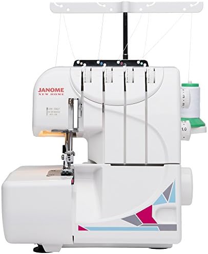 Janome MOD-8933 Serger with Lay-In Threading, 3 and 4 Thread Convertible with Differential Feed