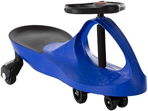 Wiggle Car Ride On Toy - No Batteries, Gears or Pedals - Twist, Swivel, Go - Outdoor Ride Ons for Kids 3 Years and Up by Lil' Rider (Hot Pink)