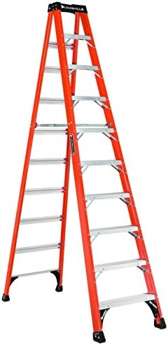 Louisville Ladder 6-Foot Fiberglass Step Ladder, 375-Pound Load Capacity, Type IAA, FS1406HD