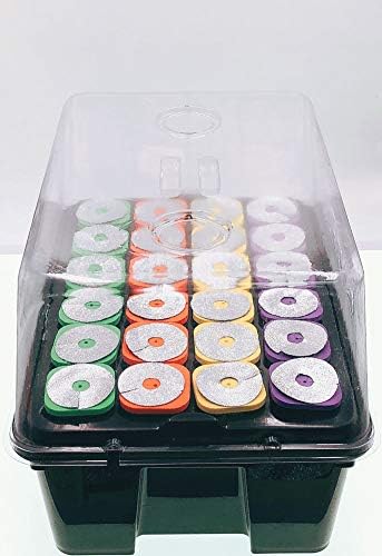 DWC Cloner Rooting Recirculating System 24 Site Cutting Clone and Seeding Root 2 in 1 Deep Water Cloner 24 Site with Clear Humidity Propagation Dome