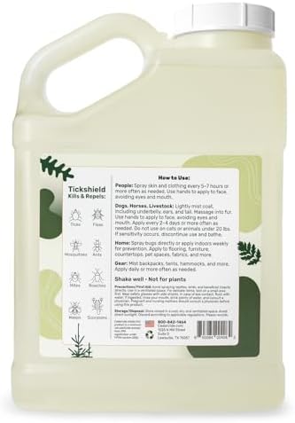 Cedarcide Extra Strength Tickshield | Deep Woods Cedar Oil Tick & Mosquito Repellent Spray for People, Pets, & Indoors | Kills & Repels Fleas, Ticks