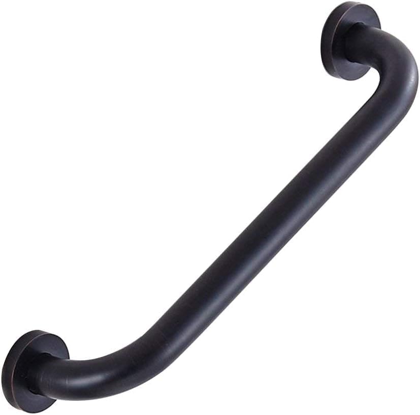 ELLO&ALLO Brushed Nickel Bathroom Shower Grab Bar, Home Care Bath Handrail (12 Inch)