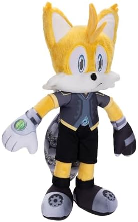 Sonic Prime 13-inch Soft Plush Tails Nine Ages 3+ (Officially licensed by Sega and Netflix)