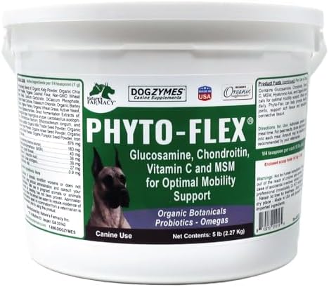 Dogzymes Phyto Flex - Glucosamine, Chondroitin, MSM and Hyaluronic Acid… (2 Pound)