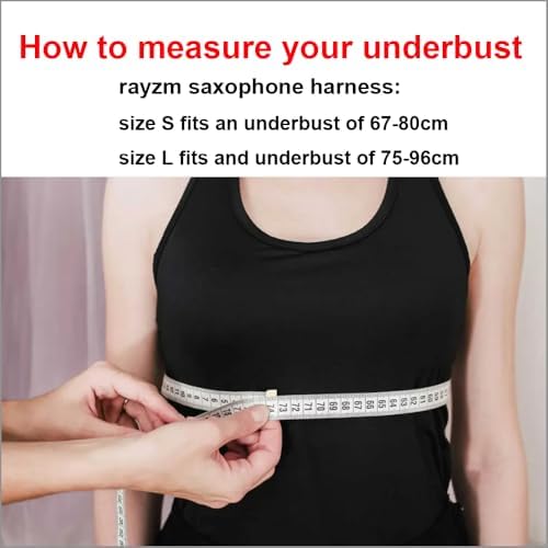 Rayzm Sax Strap,Universal Double Shoulder Leather Strap for Sax,Adjustable Padded Harness Strap for Alto Tenor Baritone Sax