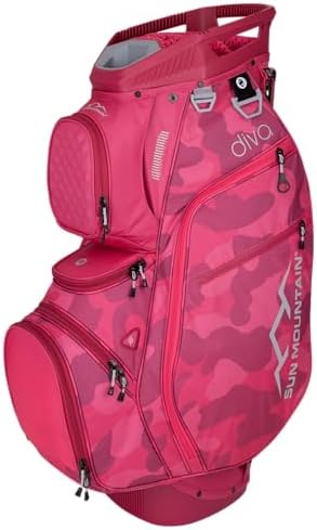 Sun Mountain Women's Diva Lightweight Cart Golf Bag, 14-Way Top, 2025 Model