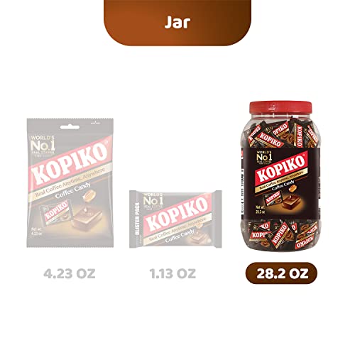 Kopiko Cappuccino Candy – Pocket Coffee Hard Candy (2-Pack 28.2oz) | Take-out pocket coffee for every occasion – made from Indonesia's finest