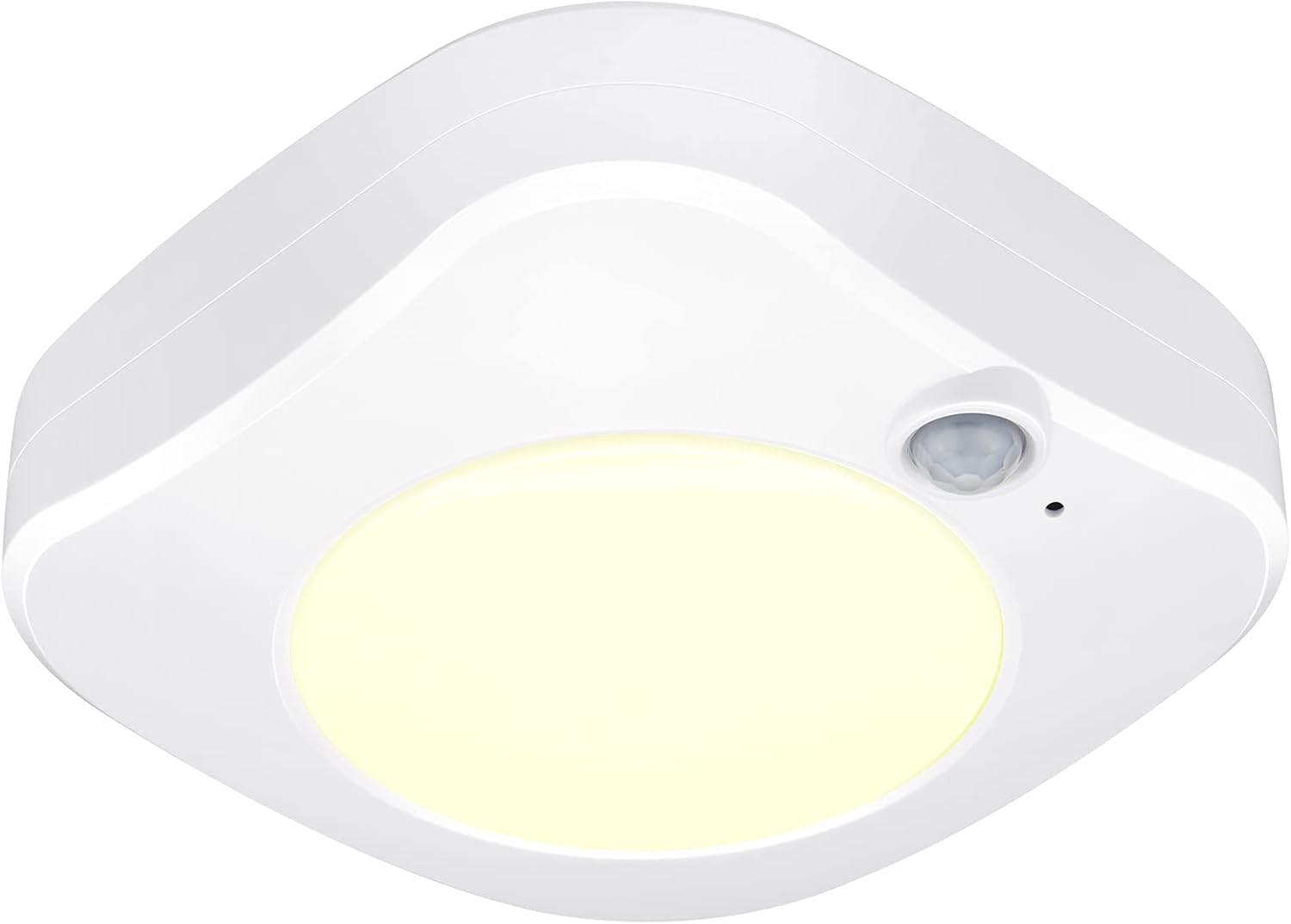 BIGMONAT Wireless Ceiling Light with Remote and Timer, Dimmable Motion Sensor Shower Light
