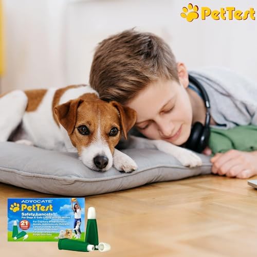 Safety Lancets for Dogs & Cats 21 Gauge, Diabetes Blood Testing