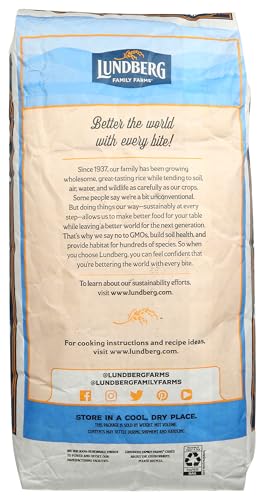 Lundberg Family Farms - Organic California White Basmati Rice, Pleasant Aroma, Fluffy Texture, Won't Clump When Cooked, Bulk Rice, Gluten-Free