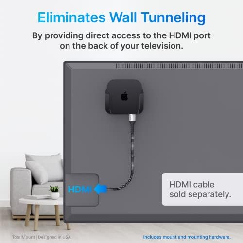 TotalMount for Apple TV – Fits All Models, Heat Management, Premium Quality | Designed in the USA