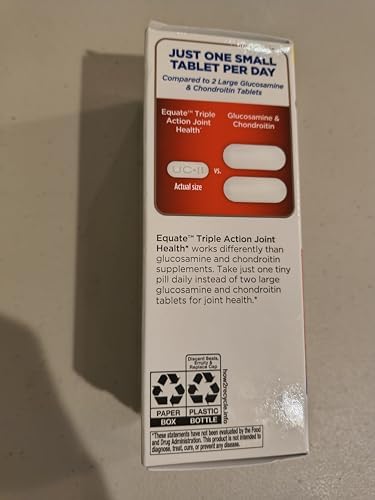Equate Triple Action Joint Health, 30 Coated Tablets (Compare Move Free Ultra)
