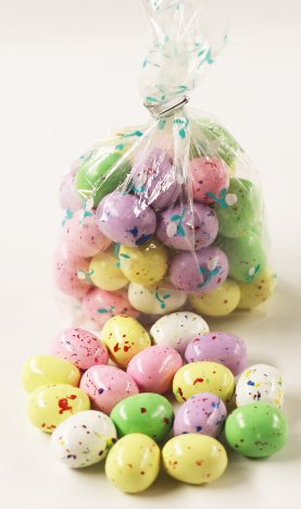Scott's Cakes Speckled Chocolate Malted Eggs in a 1 Pound Bunny Hop Bag