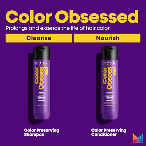Matrix Color Obsessed Antioxidant Conditioner For Color-Treated Hair - Enhances Hair Colors, Protects Vibrancy and Prevents Fading, Cruelty-Free & Vegan