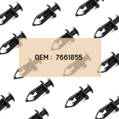 UNIGT 150pcs ATV UTV Body Fastener Rivets Push Pins 8mm