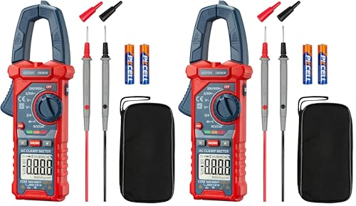 AstroAI Digital Clamp Meter Multimeter 2000 Counts Amp Voltage Tester Auto-ranging with AC/DC Voltage, AC Current, Resistance, Capacitance, Continuity