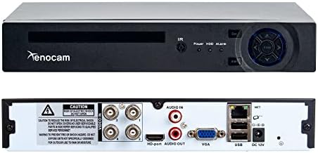 4CH 1080N Hybrid 5-in-1 AHD DVR (1080P NVR+1080N AHD+960H Analog+TVI+CVI) Standalone DVR CCTV Surveillance Security System Video Recorder Motion Detection， Hard Drive not Included