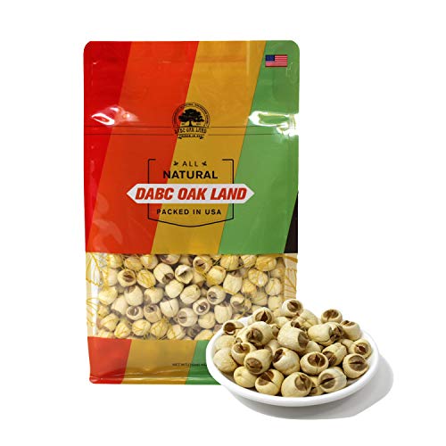 DOL Natural Dried Lotus Seeds Packed In USA 莲子干 8 Ounce, 100% Natural, Dried White Lotus Seeds Lian ZI, Rich In Methionine for Health