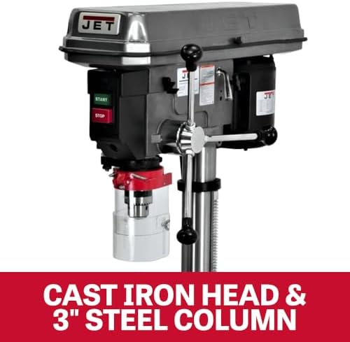 JET 15-Inch Benchtop Drill Press, 16 Speed, 3/4 HP, 115/230V 1Ph (Model J-2530)
