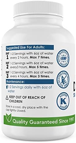 UTI Slip D-Mannose Non GMO Organic Source Veggie Capsules 90 Count (500 Mg)