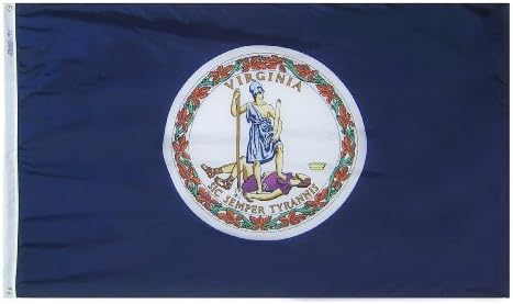 Annin Flagmakers Virginia State Flag USA-Made to Official State Design Specifications, 3 x 5 Feet (Model 145660) | USA-Made to Official State Design Specifications