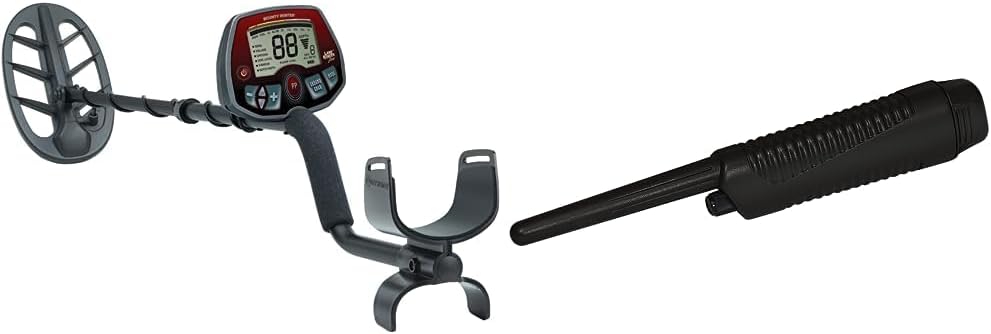 Bounty Hunter Land Ranger Pro Metal Detector, 11 Inch Waterproof DD Searchcoil, Adjustable Length, Lightweight, Ergonomic, Comfortable Padded handgrip