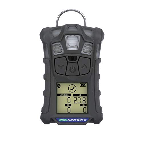 MSA 10178557 ALTAIR 4XR Multigas Detector - (O2, H2S, CO), Color: Charcoal, Battery Powered, Portable Gas Monitor, Durable, Handheld, UL/CSA Approval