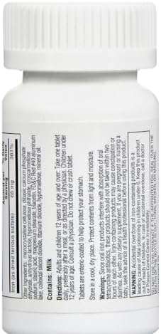Upsher-Smith Ferrous Sulfate 325 mg - 100 Tablets, Pack of 3