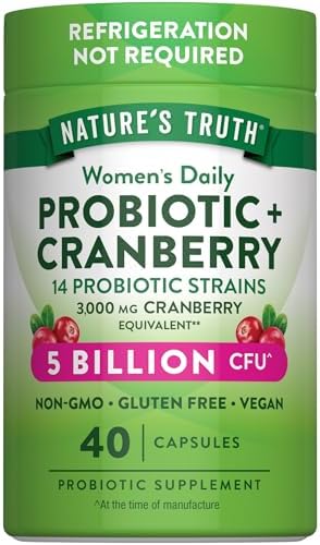 Nature's Truth Probiotics for Women | 5 Billion CFUs Daily