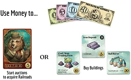 Raccoon Tycoon - Gateway Strategy Board Game for Adults and Family | Fast, Fun