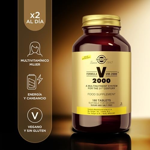 Solgar Formula VM-2000 (Multinutrient System), 180 Tablets - Contains Zinc | Premium Quality Multiple - Supports A Healthy Immune System - Vegan