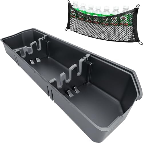 YITAMOTOR Rear Under Seat Storage Fit Ford 2015-2026 F150 & 2017-2026 Super Duty SuperCrew/Crew Cab
