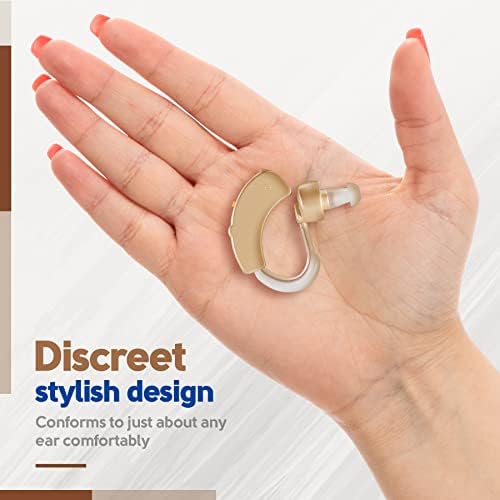 MEDca BTE Behind The Ear Sound Amplifier Super Mini Size Sound Enhancer