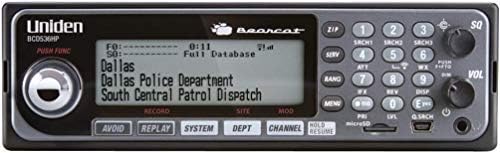 Uniden BCD536HP HomePatrol Series Scanner with Wi-Fi, TrunkTracker V, Backlit Keypad & LCD, Control Channel Only Scanning, S.A.M.E. Weather Alert