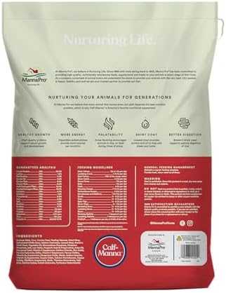 Manna Pro Calf-Manna Multi-Species Performance Supplement, 10 lb Bag | High-Protein Performance Supplement, Supports Growth & Weight Gain